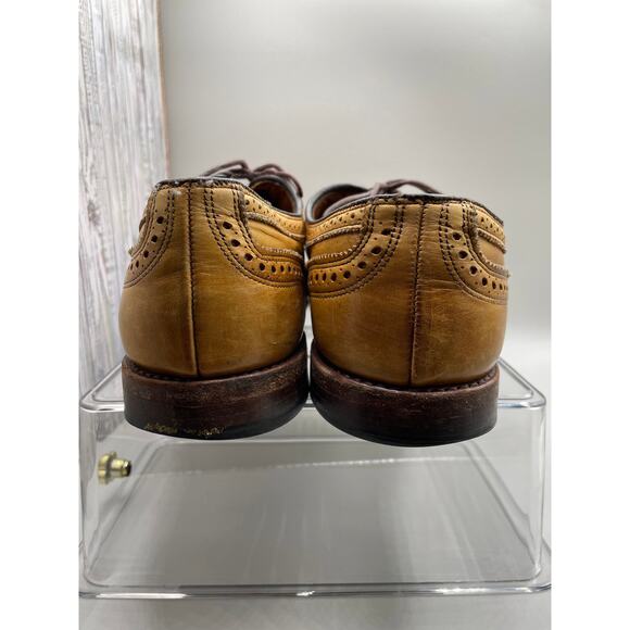 Allen Edmonds "McAllister" Brown Wingtip Oxford Mens Dress Shoes 12D - Picture 5 of 8